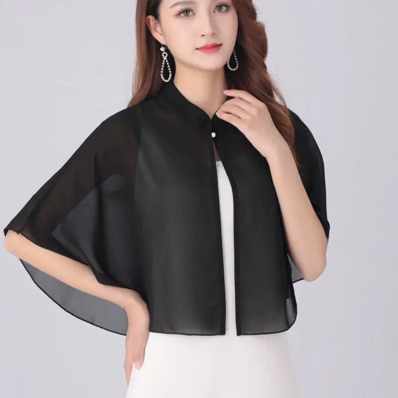 Sun Protection Clothing Women's Thin Coat Summer New Chiffon Shawl Tops Women Skirts Cycling Breathable Shawls  F5