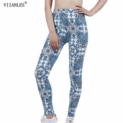 VIIANLES trening legginsy gimnastyczne wysoka talia Skinny wysoka elastyczna letnia wiosna jesień kobiety Casual legginsy spodnie aktywne spodnie