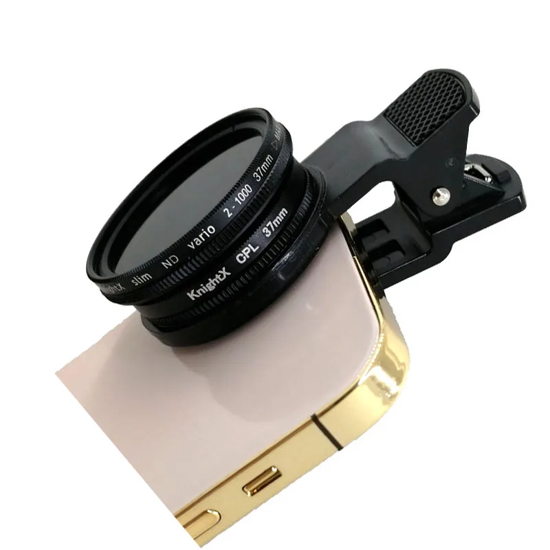 KnightX 37mm 40.5mm 52mm 55mm 58mm Professional  Phone Camera Macro Lens CPL Star Variable ND Filter all smartphones For Samsung