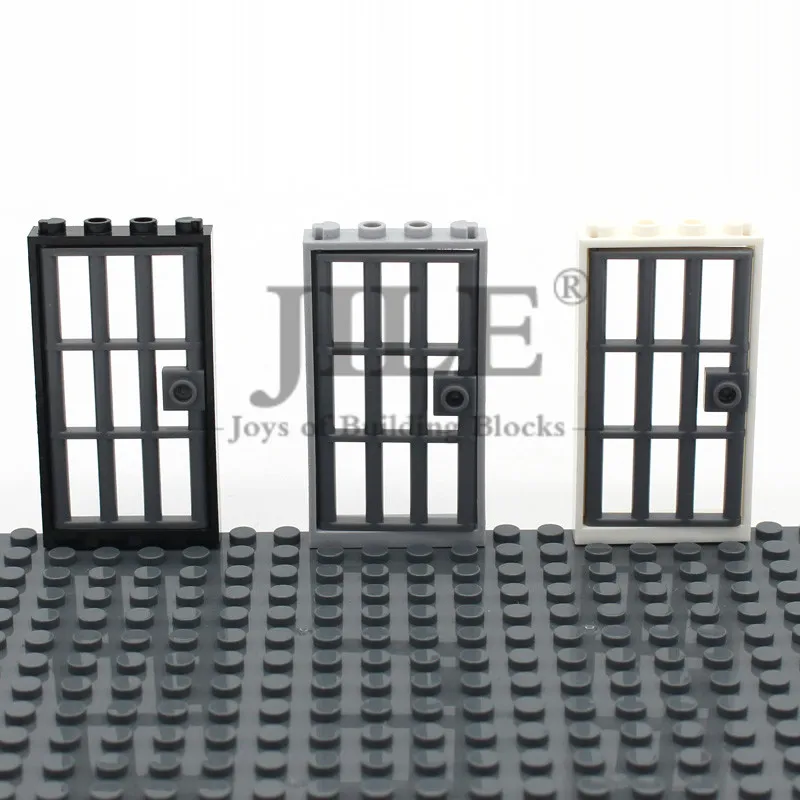 

Moc Door Frame 1x4x6 Barred with Stud Handle 60621 60596 Compatible Pris View DIY Building Block Bricks Street View Construction