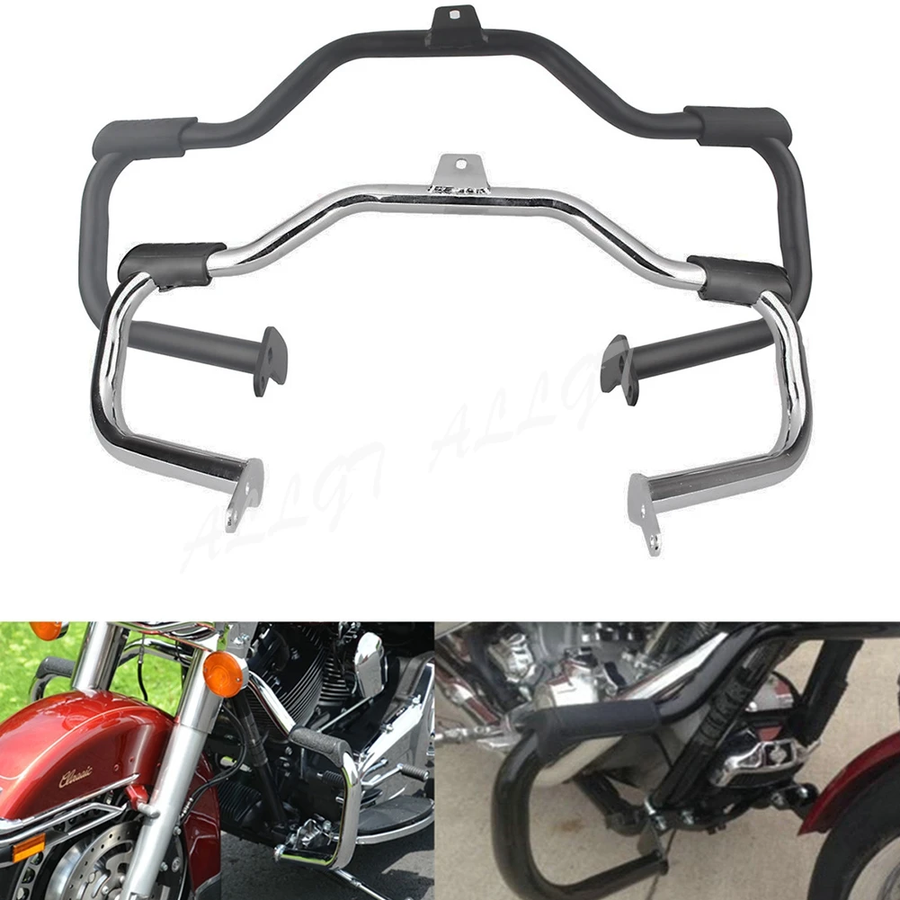 Motorcycle Crash Bar Engine Guard For Honda CB1300 2003 2004 2005 2006 2007 2008 2009 2010 Chrome Black