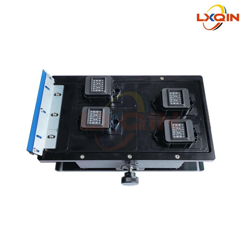 

LXQIN 4-головочная укупорочная станция для головки XP600, насос из алюминиевого сплава в сборе с одним двигателем, автоматический подъемный чернильный стек