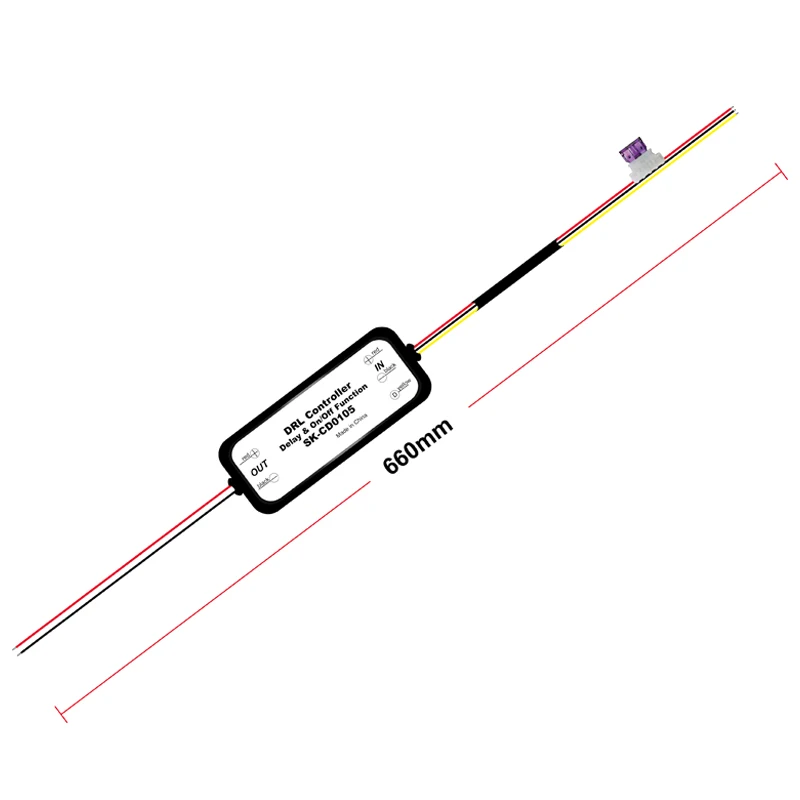 Contrôleur de feux de jour à LED pour voiture automatique, contrôleur DRL, gradateur SFP, marche, arrêt, contrôle des phares antibrouillard, 12-18V