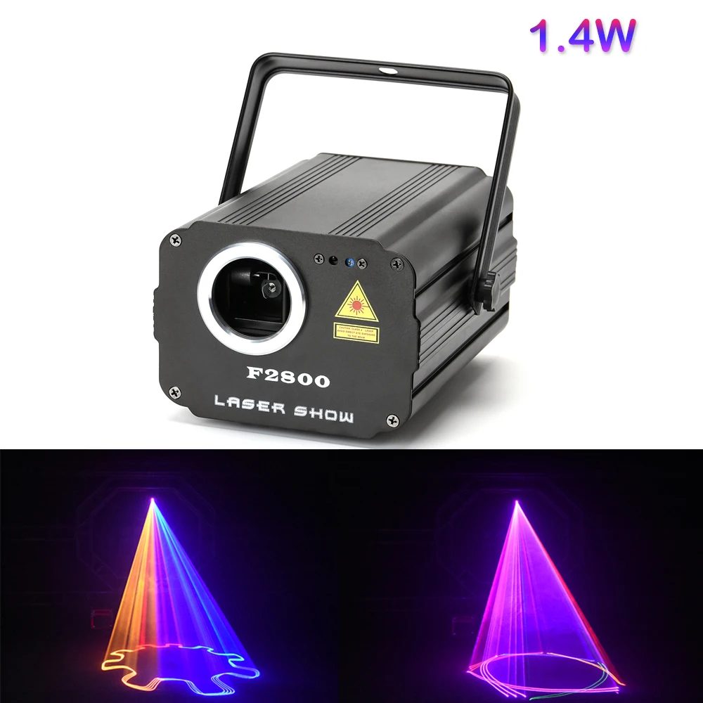 luz laser colorida do varredor do rgb luzes do laser do disco do dj partido do xmas dmx 512 1400mw 01