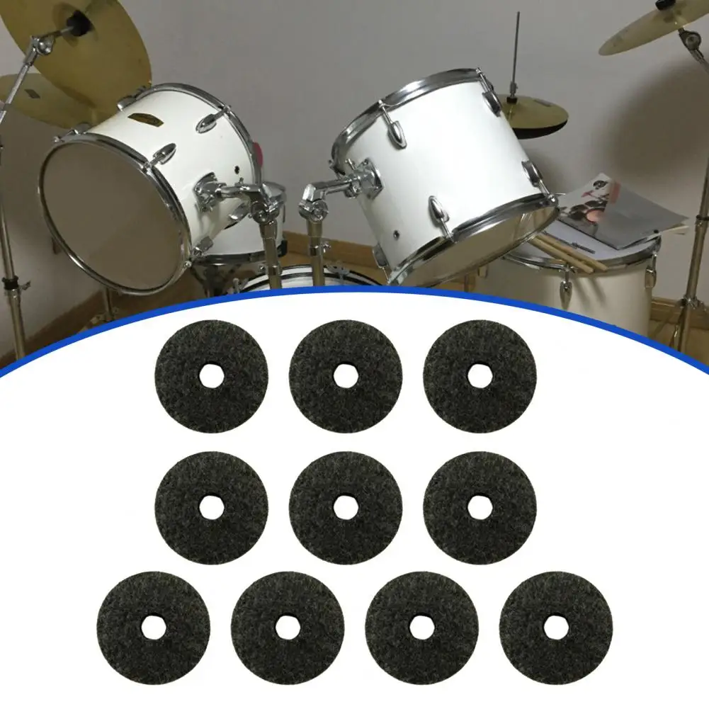 Cymbal Felt Mats Drum Cymbal Pad Assembly Hardware Cymbal Felt Pads Convenient Cymbal Felt Gaskets