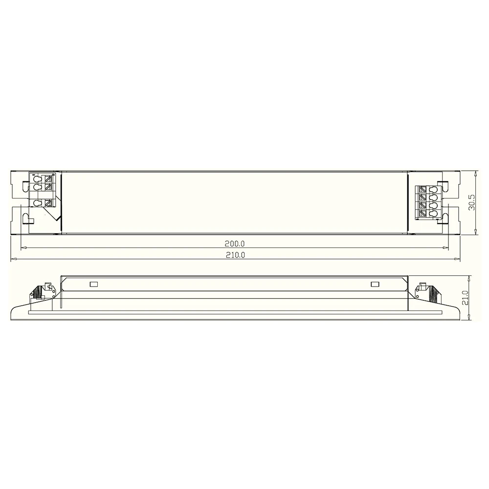 3AAA HYL-040R1050G210M Constant Current LED Driver Lighting Starter for Tri-proof Light Grille Lights Frame Lamp Linear Lamps