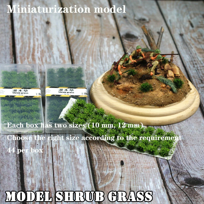 Miniaturization model  New shrub grass granules  thick growth of grass  Military scenario model  DIY sand table building materia