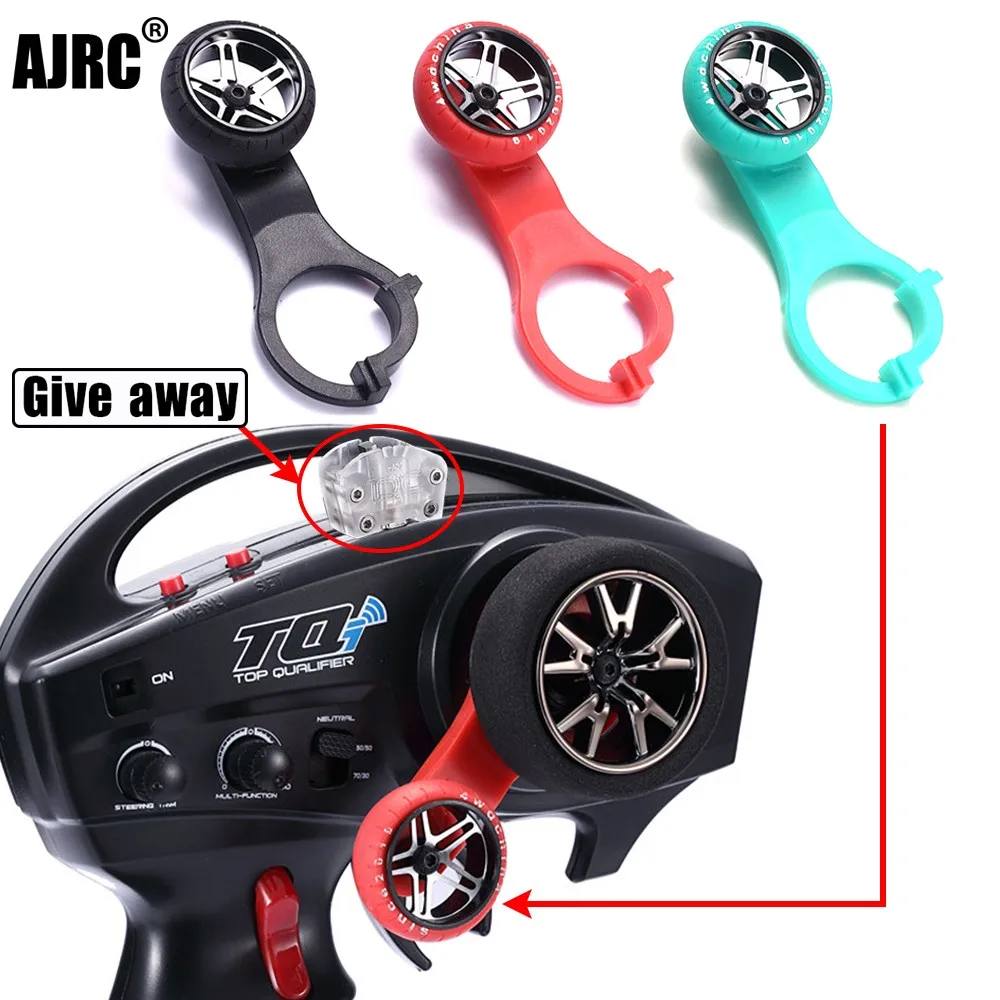 AJRC TQI One-Hand Steering Wheel Controller for 1/10 Rc Tracked Vehicle Trax SUMMIT X-MAXX E-REOV Trx4 BRONCO Trx-6 Tactics