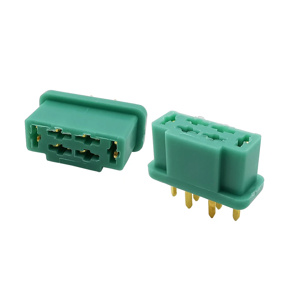 1/2/5Pair 6Pin MPX Connector Plug 40Amp MPX Male Plug Female Jack RC Aeromodelling Field Accessory For RC Model Tool Part