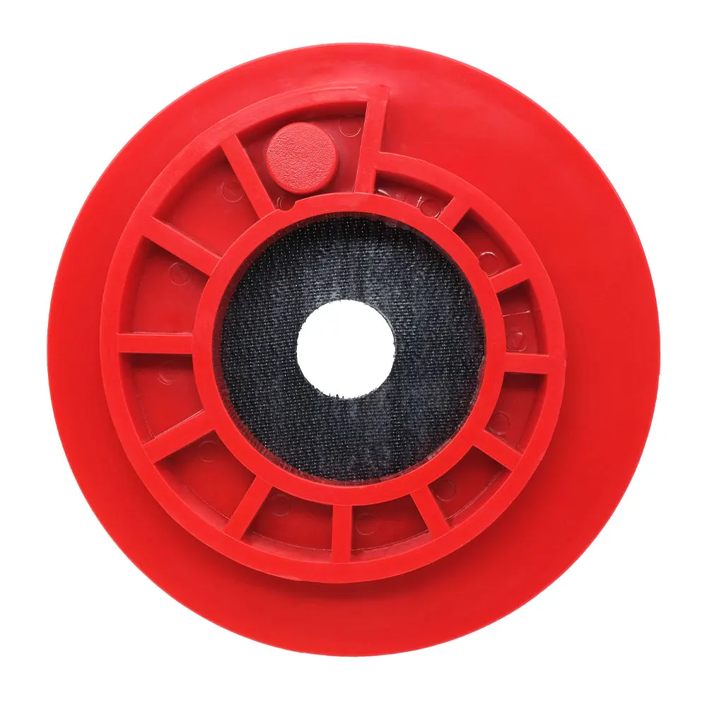 5 Zoll 2 Stück 125 mm Snail Lock Backer Pad Klettverschluss Kunststoff-Trägerscheibe Diamant-Polierpads Back-Up-Pads