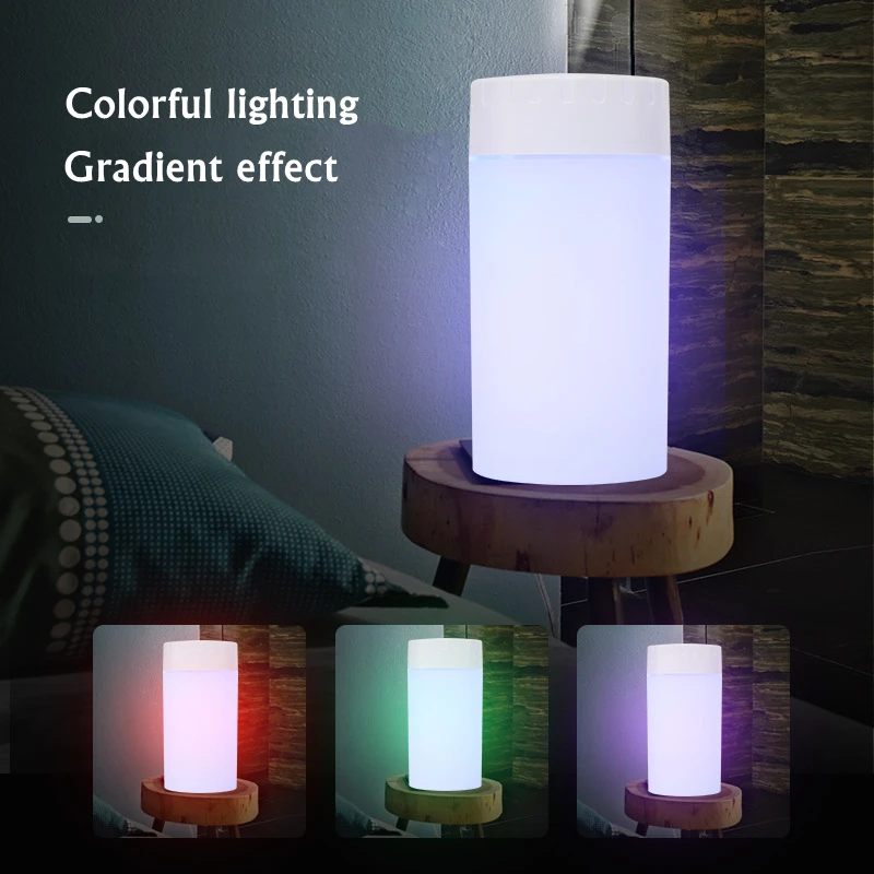 Umidificador de ar ultrassônico USB com luz LED colorida, Névoa Maker, Difusor de aromaterapia para carro, Cool Fogger, 400ml
