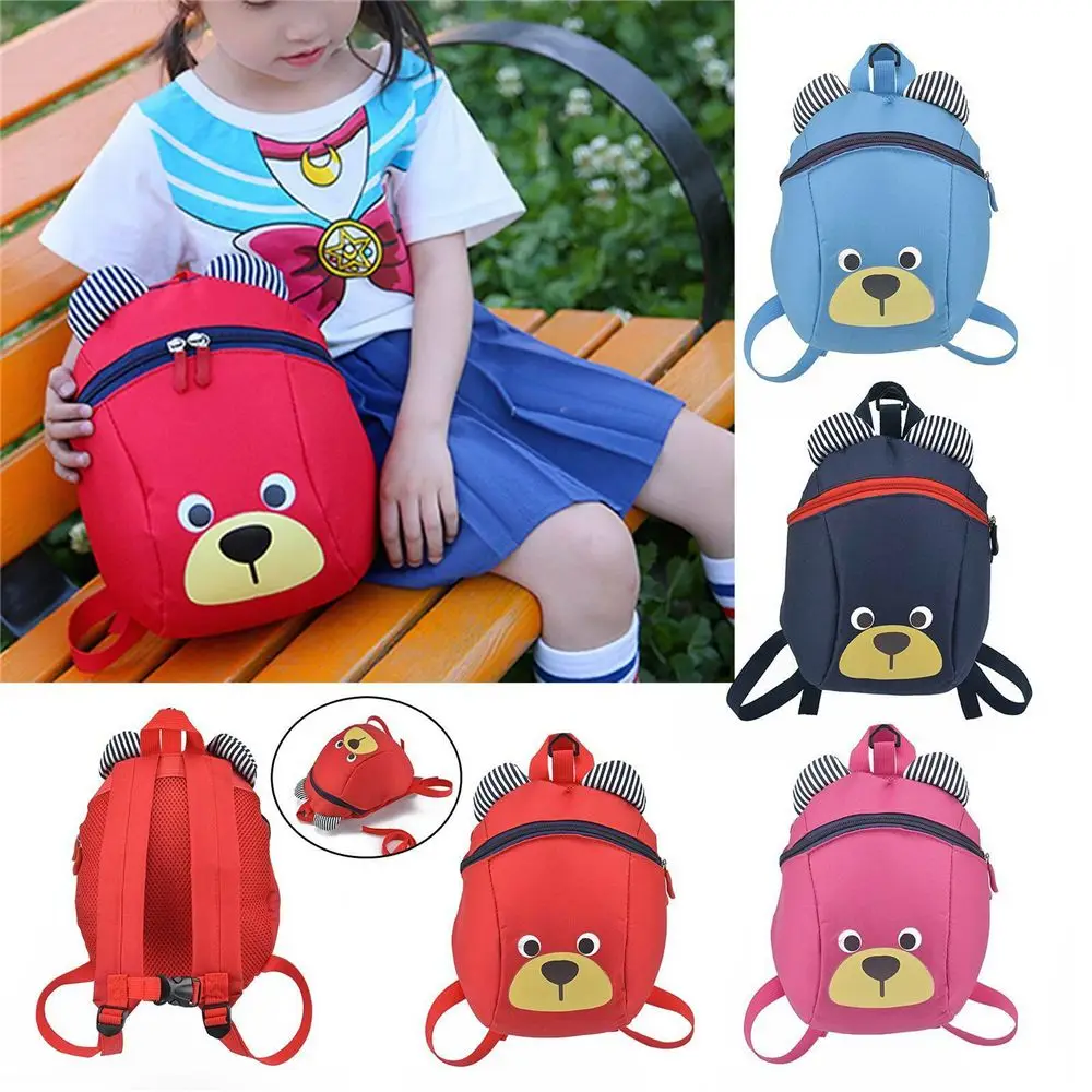 Kids Children Safety Harness Reins Anti-lost Nursery Shoulder Bags Toddler School Backpack Preschool Rucksack Cartoon Bags