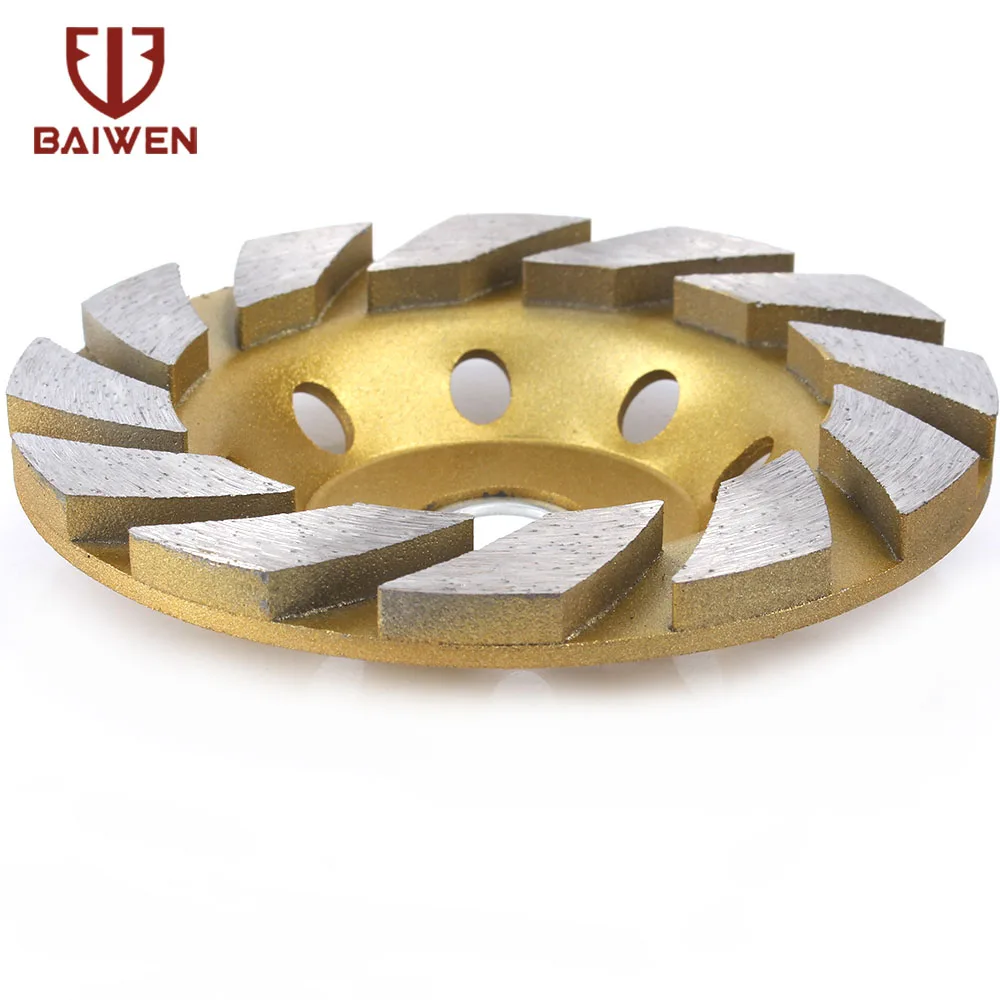 100/125/150/180mm Diamond Segment Grinding Wheel Cup Cutting Disc for Marble Concrete Masonry Stone Diamond Grinding Wheel