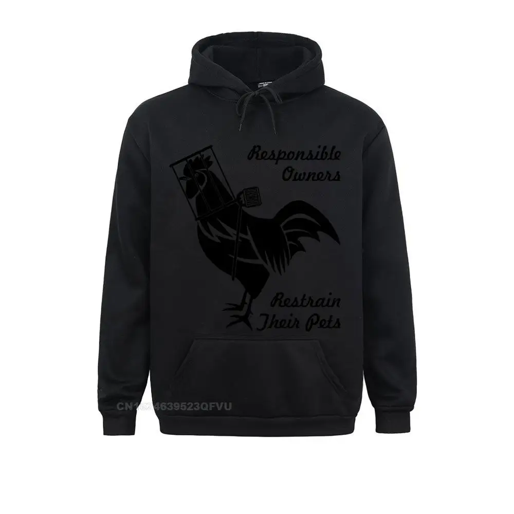 Men Pullover Hoodie Responsible Owners Femdom Vintage Pullover Hoodie Cock Cage Male Chastity Bdsm Slave Play Sexy Sweater