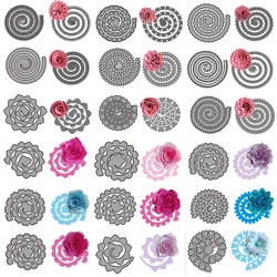 3D Flower Metal Cutting Die Stencils Cut Die for Diy Scrapbooking Album Decorative Crafts Embossing Paper Cards Making 2021 New