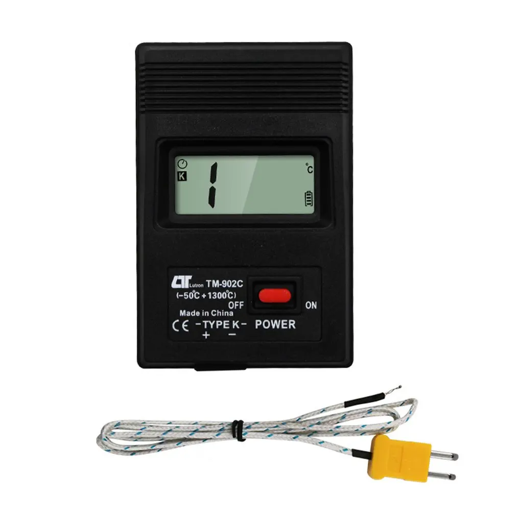 

Tm-902C Temperature Meter Tm902C Digital K Type Thermometer Sensor Thermocouple Probe Detector