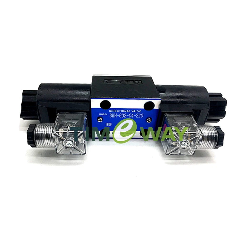 

SWH Hydraulic Valve SWH-G02-C3-20 Solenoid Directional Control Valve DC24V AC220V AC24OV