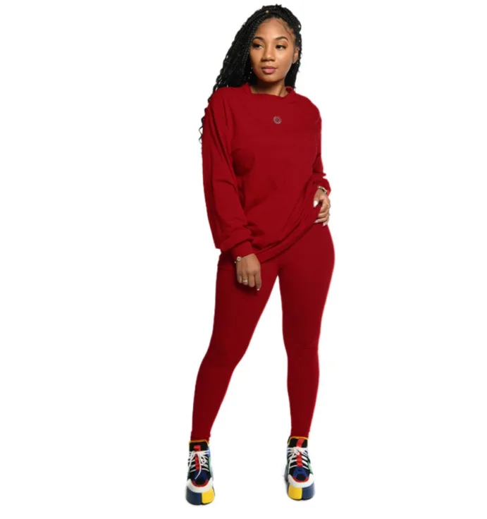 new two piece set women 2 piece set stacked leggings clothes for women outfits stacked pants tracksuit female fall clothes 2022