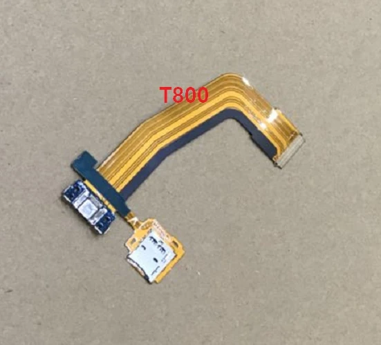 10Pcs Micro SD USB Charging Port Flex Cable For Samsung Galaxy Tab S 10.5 T800 T805 Charger Port Dock With SD Connector