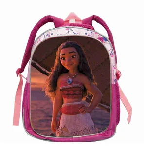 Kind Moana Kindheit Garten Pink Rucksack 12/16 Zoll Kinder Kinder Schultaschen Cartoon -Rucksack Hauptverkäufe Moana Children's Rucksack - №1