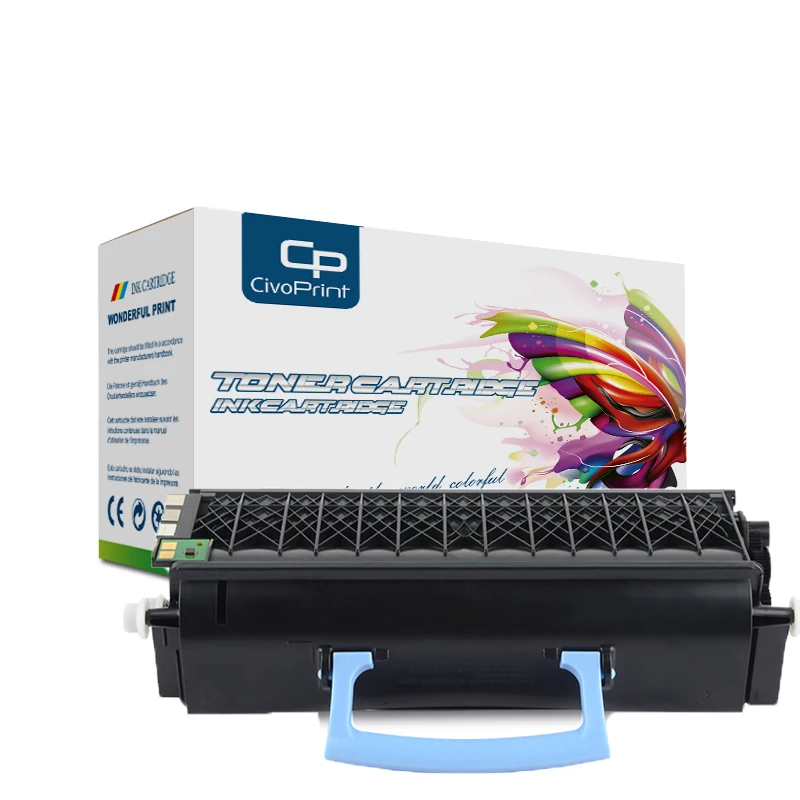 Civoprint 3500 pages Compatible toner cartridge with chip E250 for Lexmark  E250 250dn 350 352 352d 352dn