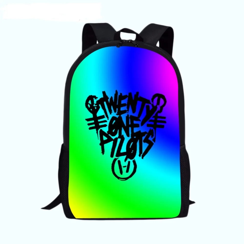 Twenty one pilots School Bag Large Capacity Backpack Student Satchel Teenager Kids Boys Girls Casual Travel Bags School Supplies