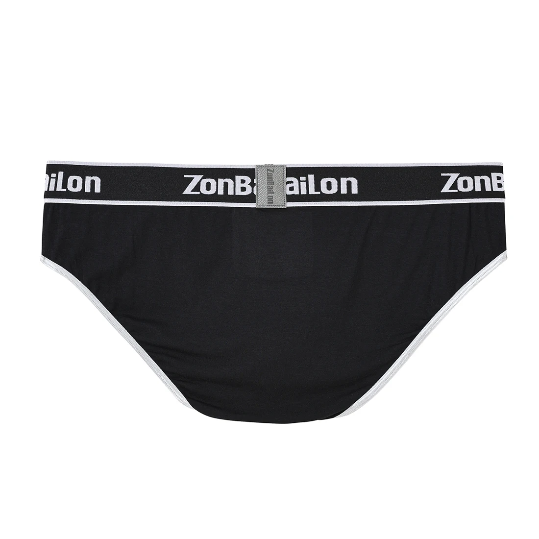 Zonbailon – sous-vêtements Sexy pour hommes, culotte de Bikini, court, noir, culotte Design u-cover