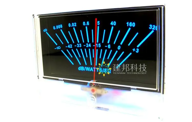 High-precision amplifier VU Meter Head DB Level DAC Audio Meter Chassis Power Amp w/ Backlight P-134