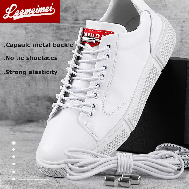 

Эластичные шнурки без завязывания, капсула, металлическая пряжка для детей и взрослых, шнурки для кроссовок, быстрый металлический замок, ботинки со шнурками струн