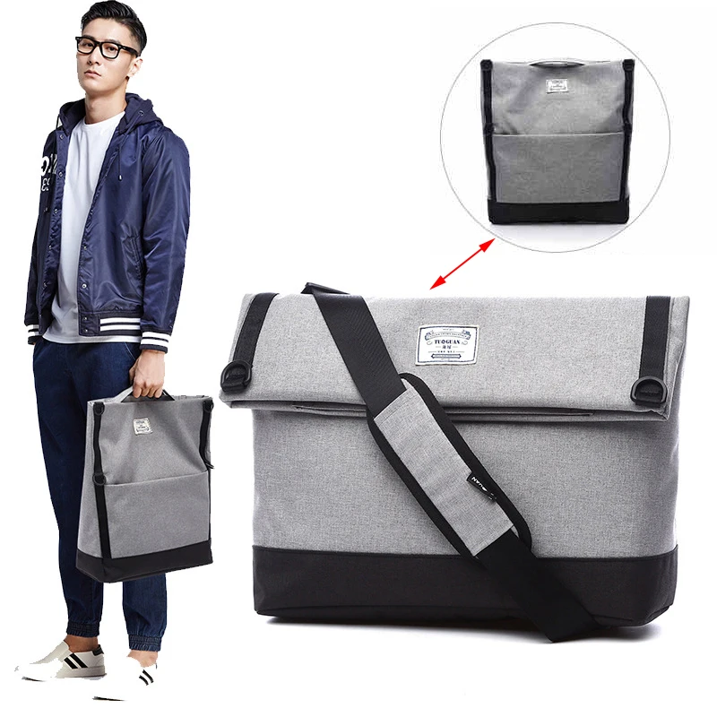 Men's Waterproof Travel Messenger Bags High Quality Fashion Leisure Oxford Handbag Male Business Shopping Crossbody Shoulder Bag