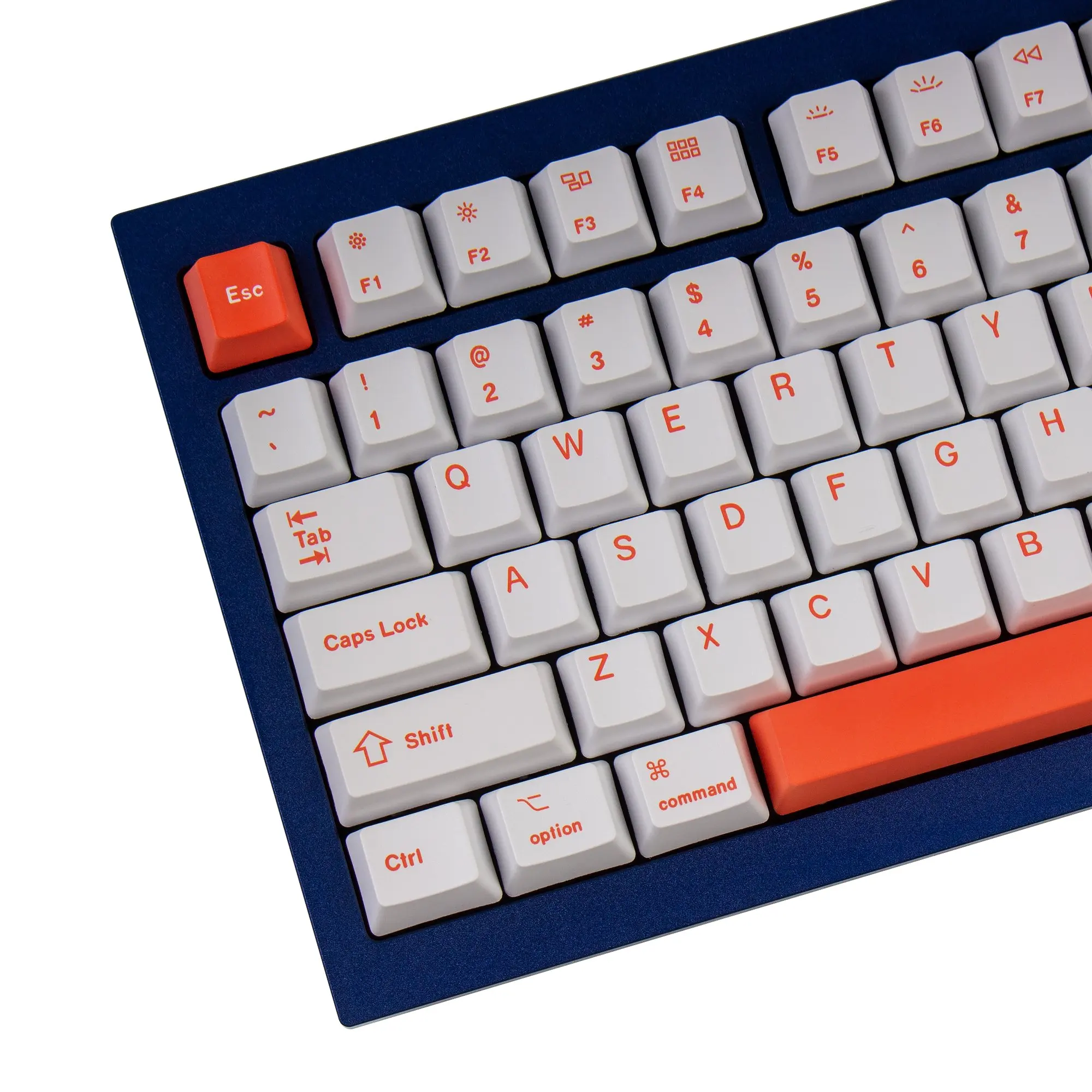 Keychron Q1 Q2 K2 OEM Dye-Sub PBT Keycap Set-naranja