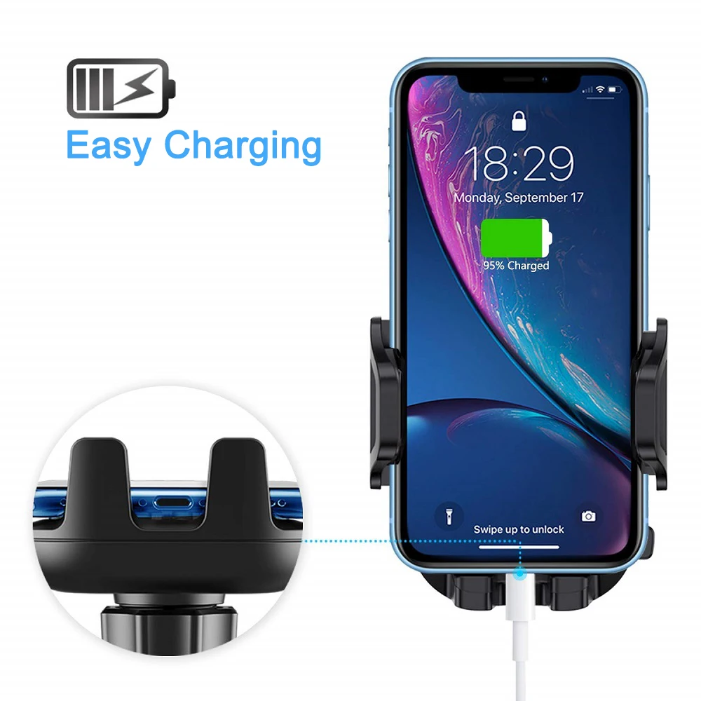 Car Phone Holder Windshield Mobile Cell Support Smartphone Universal Mount Stand For iPhone 12 XiaoMi Samsung Huawei