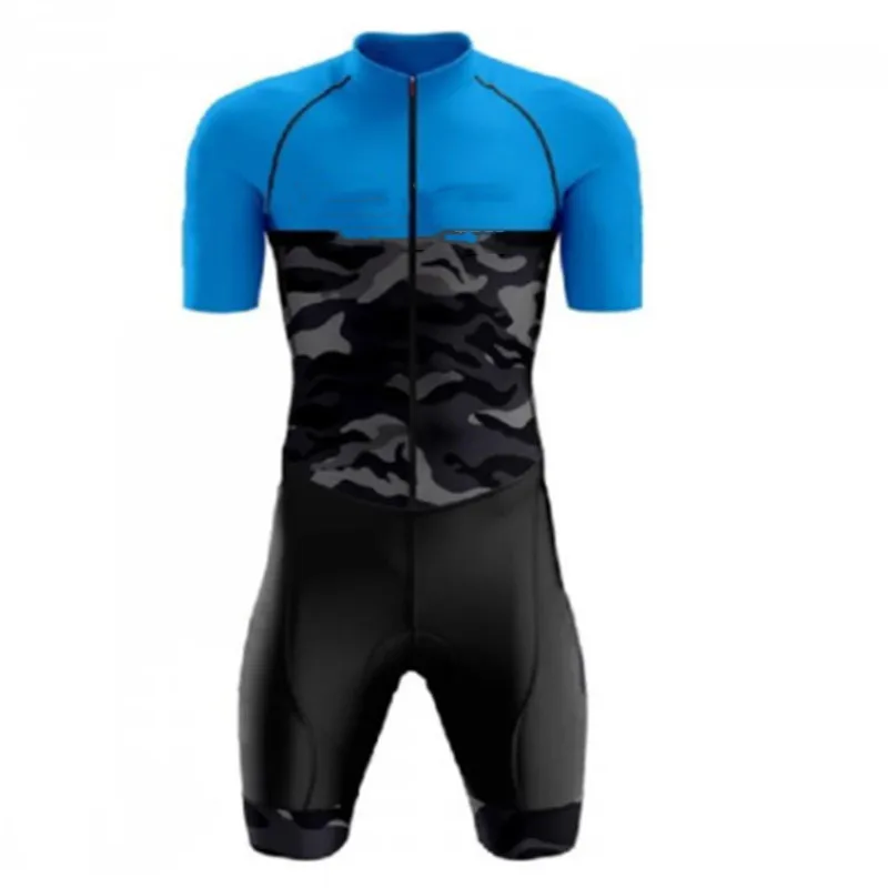 Mountain Bike Clothing For Cycling Swimming Running  2022 Newest Style Skinsuit Jumpsuit  Short Sleeve  Bicycle Suit Triathlon