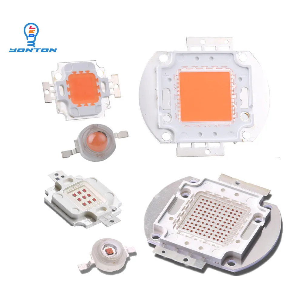 

High Power 660nm Full Spectrum 380-840nm Led 1W 3W 10W 30W 50W 100W for DIY Led Grow Light