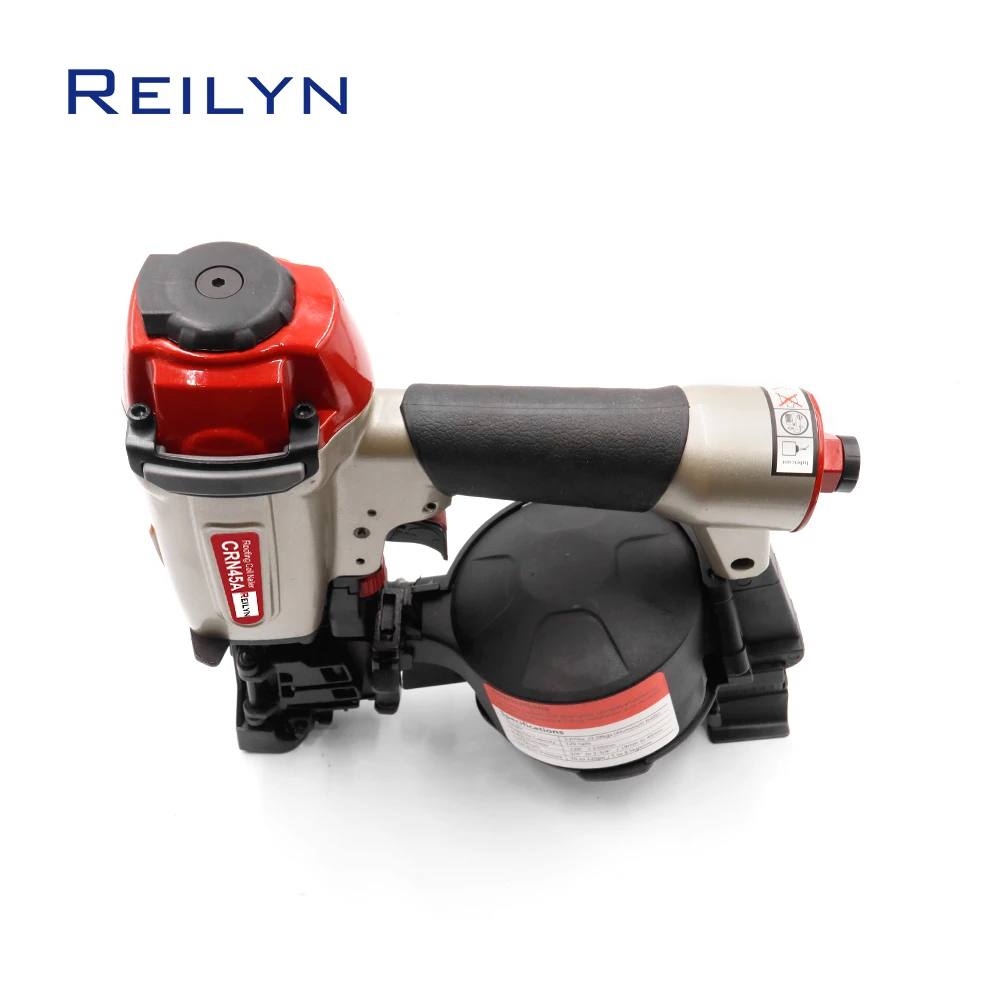 Reilyn Roofing Nail Gun CRN45A Big Cap Coil Nailer for roof 32mm Asphalt Shingles Nailing Tool