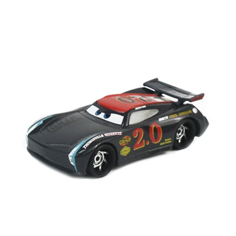 Disney Pixar Cars 2 e 3 Model Toy para Crianças Relâmpago McQueen, Mater, Xerife, Liga, Modelo de Metal, 1:55, Veículos, Presentes para Meninos