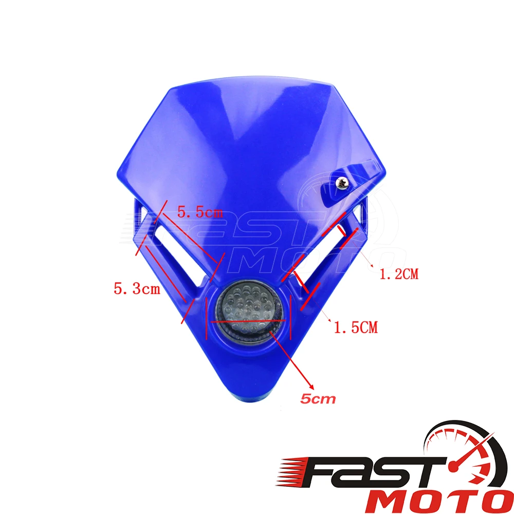 Enduro Moto Trial Motorcycle Headlight LED Headlamp Version For Gas Gas TXT EC 125 250 280 300 Sherco Racing Mini Front Light