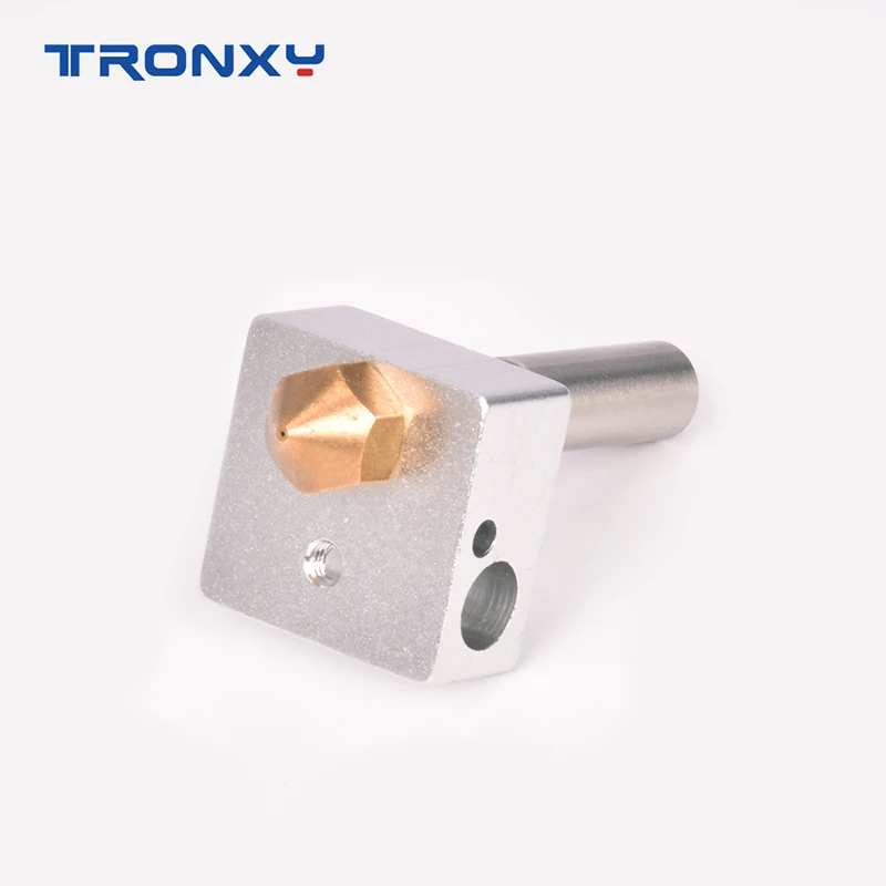 Tronxy 3D Printer Parts and Printer Accessories Heated Block 20*20*10mm M6 Throat 7*31mm Nozzle 0.4mm HotEnd for 1.75mm Filament