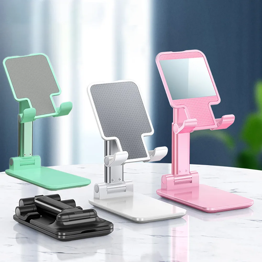 Desk Mobile Phone Holder for Huawei iPhone Xiaomi Samsung Adjustable Foldable Support Telephone Tablet Stand 4 to 11 inch