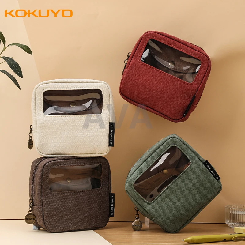 japao kokuyo m buk pequeno bolsa de armazenamento portatil bonito adesivo fita mao conta bolsa de armazenamento de artigos de papelaria visual bolsa de armazenamento 01