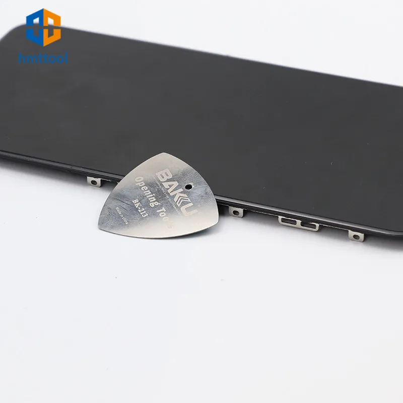 3pcs/lot BAKU Ultra Thin Stainless Steel Metal Open Pry Opener Metal Guitar Picks For Phone Tablet LCD Screen Repair Tools