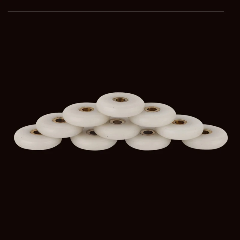 シャワードア用真ちゅう製アクセサリー,バスルームドアローラー外径23mm/25mm,ガラスプーリーアクセサリー