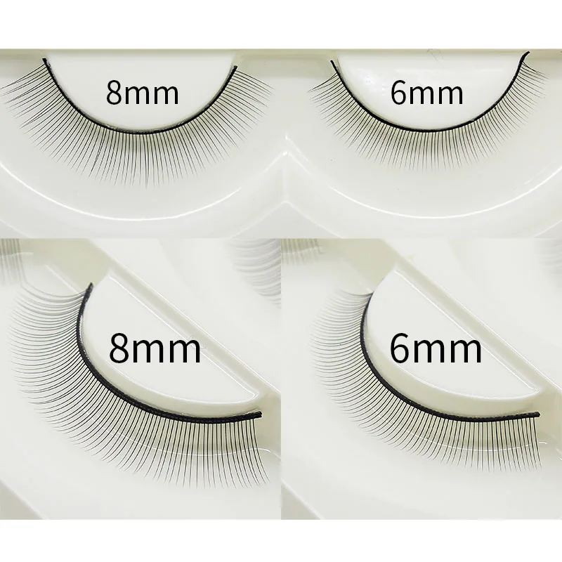 Kimcci 5Pairs Training Lashes for Eyelash Extensions Supplies Makeup Practice False Eyelashes Extension Practicing Teaching