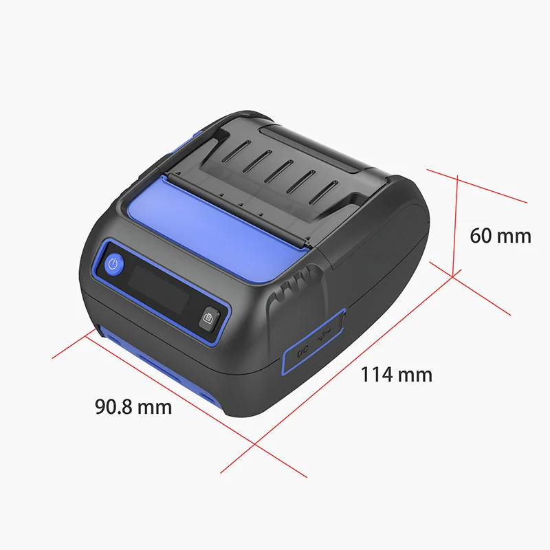 Label Receipt Thermal Printer 58mm 2 in 1 POS Printing Mini Mobile Portable Printer Bluetooth Label Maker POS Android IOS