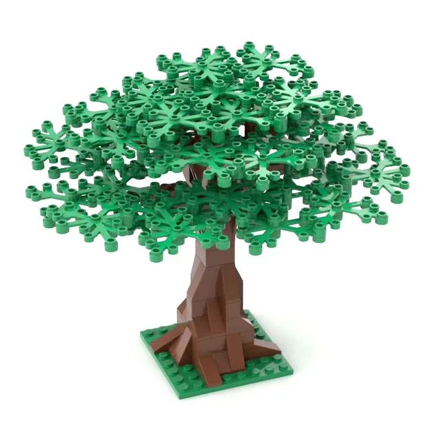 Enlighten Baustein City Lift the Cherry Avenue Road Tree Lernsteine Spielzeugjunge Geschenk – Keine Box – Detail 1