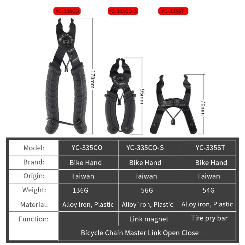 BIKE HAND Bike Chain Tool Multi Bicycle Repair Tool Mini Master Link Tool MTB Road Cycling Wrench Chain Clamp Removal Tool