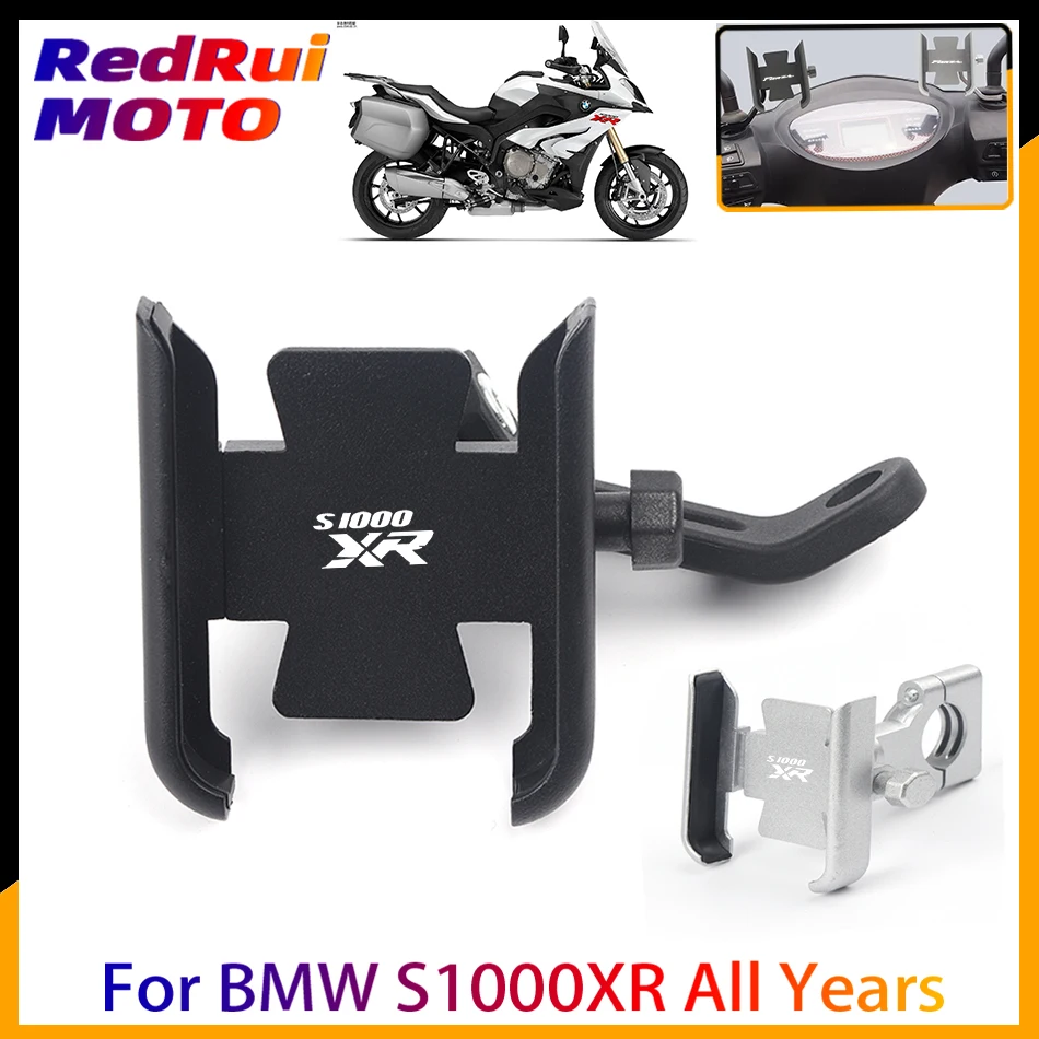 For BMW S1000XR All Years Motorcycle Mobile Phone Holder GPS Navigator Rearview Mirror Handlebar Bracket Accessories