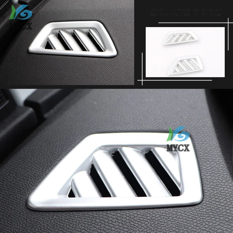 Car Styling 2pcs/Set For Peugeot 5008 3008 GT 2016 2017 2018  Air outlet conditioning Cover ABS frame Car Accessories