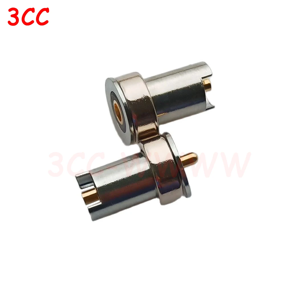 8MM Magnetic DC 3A 12V Power Socket Male Female Solder Wire Plug Jack Interface POGOPIN Magnet Charging Connector For Smart LED