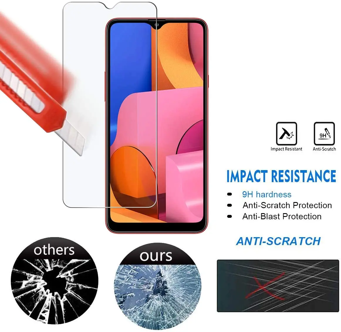 For Samsung Galaxy A20s SM-A207F Tempered Glass Screen Protector Guard For Samsung Galaxy A20S A207 Glass Film 9H image 4